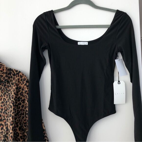 Bundle NWT Nordstrom BP Fleece, Leith Bodysuit & NYDJ Split Hem Pants - Picture 7 of 9